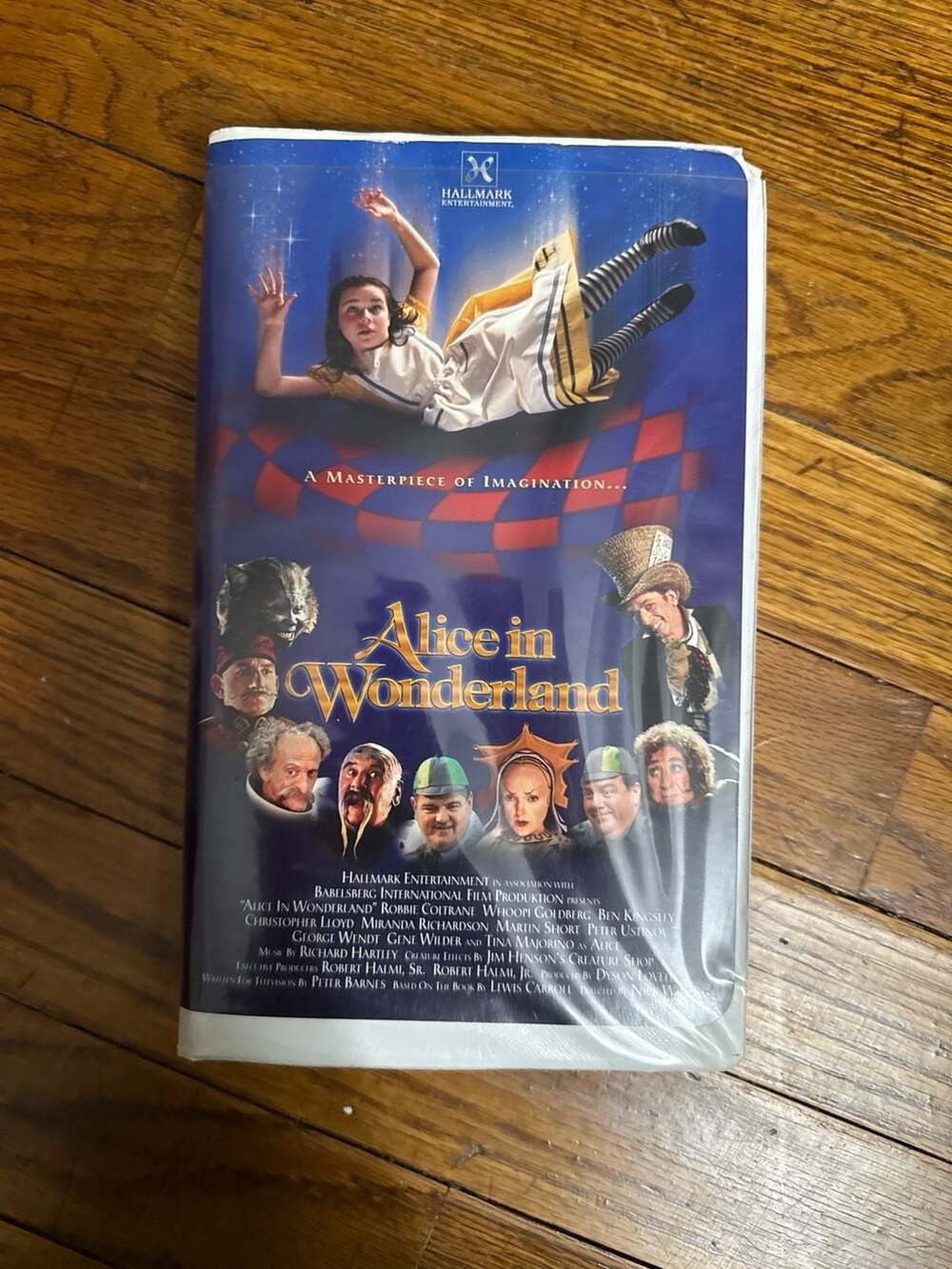 Alice in Wonderland VHS (1999) Factory Sealed Hallmark Entertainment